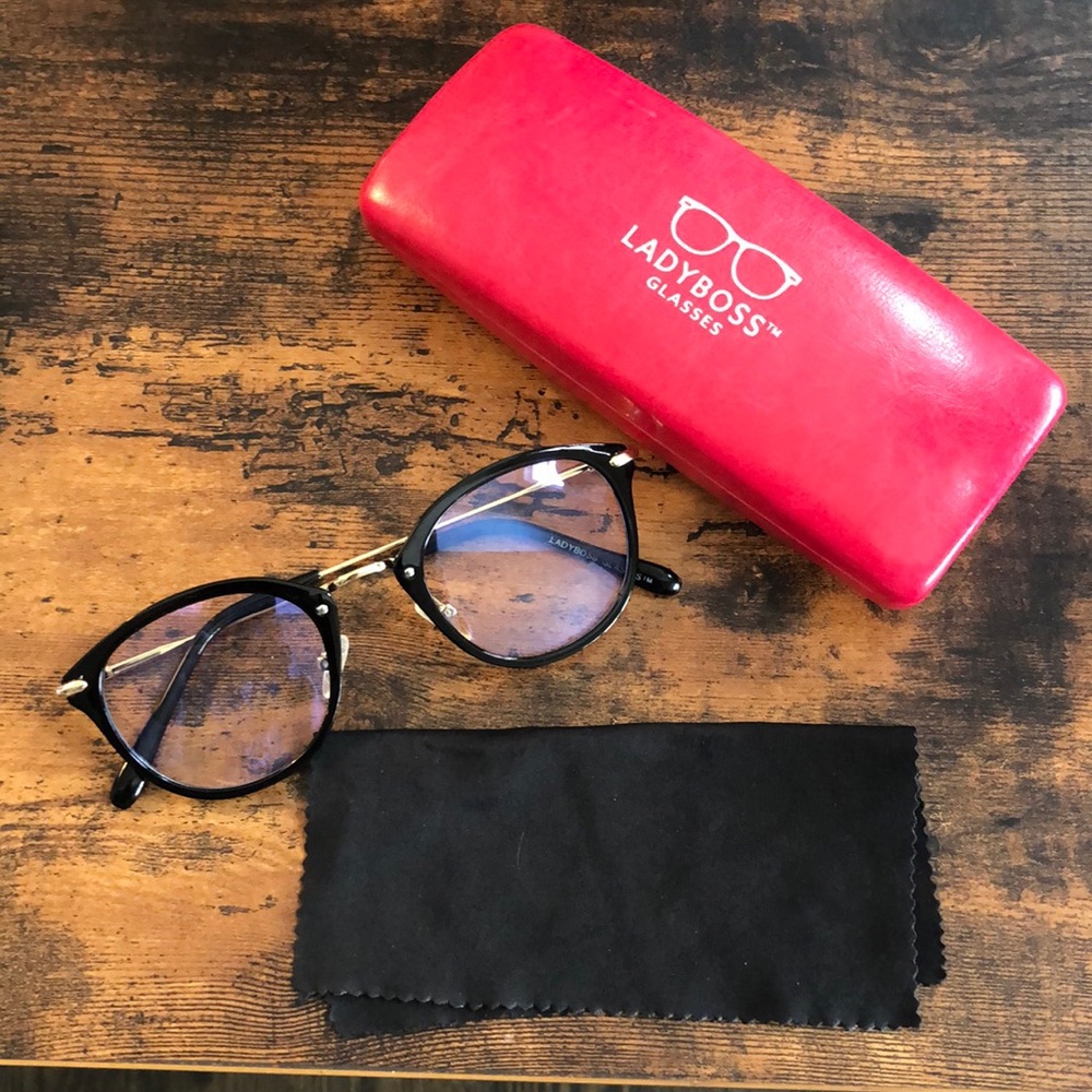 Worn once!  Lady Boss Blue Light glasses!